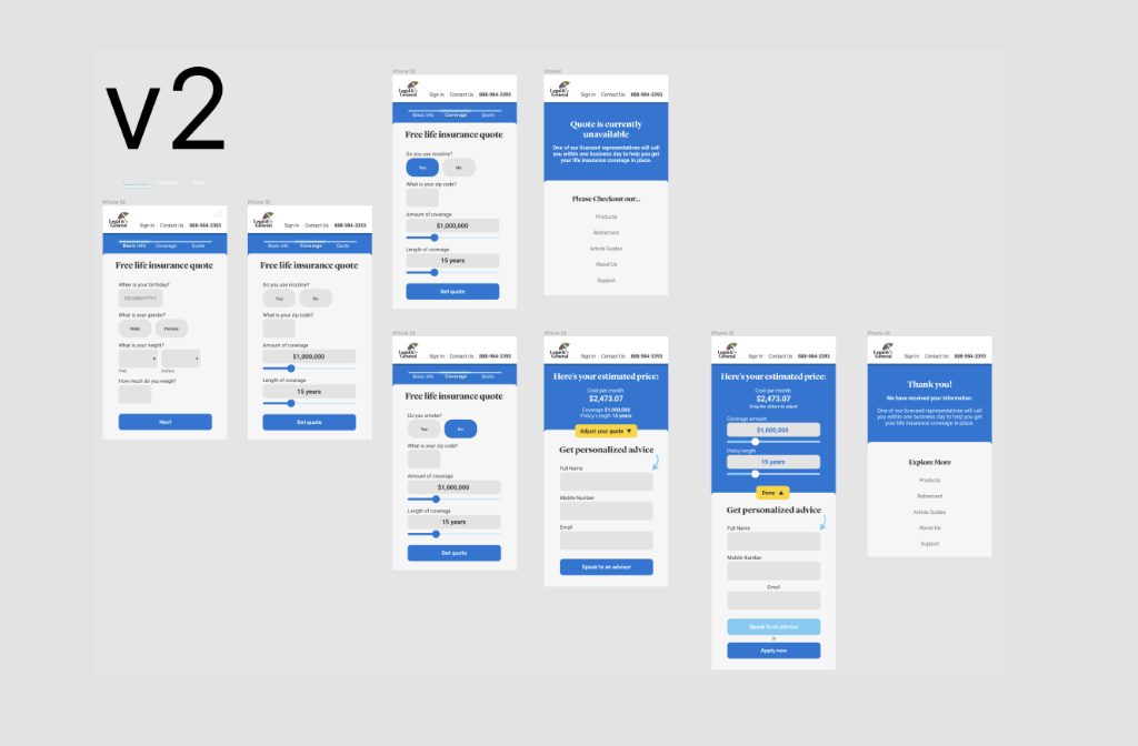 Hi-Fi Progression to Clickable Prototype