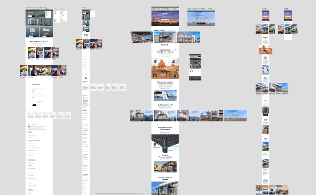 Figma Layouts - Desktop and Mobile